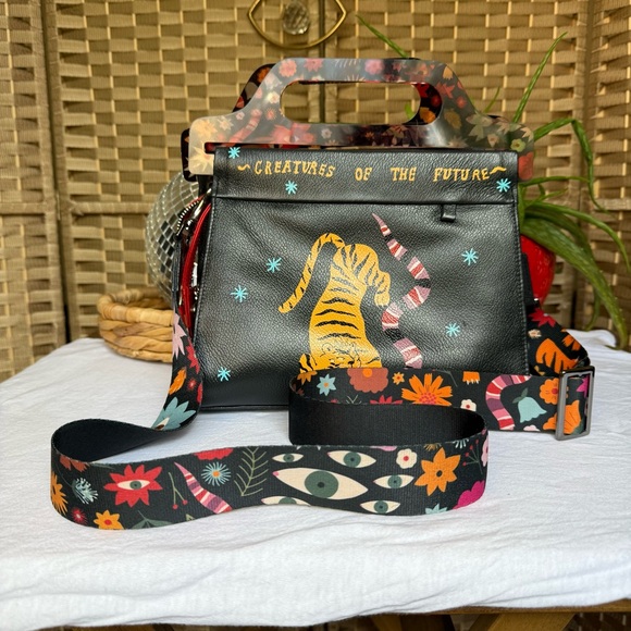 Min & Mon Handbags - Min & Mon “Creatures of the Future” 100% Leather Handbag